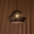 GLOBOSTAR® NUI 205-0071 Boho Κρεμαστό Φωτιστικό Οροφής με Ντουί 1 x E27 AC 220-240V IP20 - Μπλε - M36 x Π36 x Υ27cm