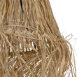 GLOBOSTAR® HERBE 205-0073 Boho Κρεμαστό Φωτιστικό Οροφής με Ντουί 1 x E27 AC 220-240V IP20 - Μπεζ - M30 x Π30 x Υ40cm