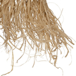 GLOBOSTAR® RIKTA 205-0077 Boho Κρεμαστό Φωτιστικό Οροφής με Ντουί 1 x E27 AC 220-240V IP20 - Μπεζ - M20 x Π20 x Υ30cm