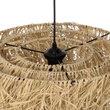 GLOBOSTAR® LIETUS 205-0079 Boho Κρεμαστό Φωτιστικό Οροφής με Ντουί 1 x E27 AC 220-240V IP20 - Μπεζ - M45 x Π45 x Υ50cm