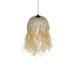 GLOBOSTAR® PLUVIA 205-0080 Boho Κρεμαστό Φωτιστικό Οροφής με Ντουί 1 x E27 AC 220-240V IP20 - Μπεζ - M50 x Π50 x Υ80cm
