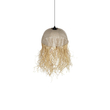 GLOBOSTAR® PLUVIA 205-0081 Boho Κρεμαστό Φωτιστικό Οροφής με Ντουί 1 x E27 AC 220-240V IP20 - Μπεζ - M40 x Π40 x Υ70cm