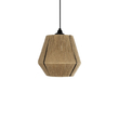 GLOBOSTAR® PULVIS 205-0083 Boho Κρεμαστό Φωτιστικό Οροφής με Ντουί 1 x E27 AC 220-240V IP20 - Μπεζ - M22 x Π22 x Υ22cm
