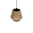 GLOBOSTAR® PULVIS 205-0083 Boho Κρεμαστό Φωτιστικό Οροφής με Ντουί 1 x E27 AC 220-240V IP20 - Μπεζ - M22 x Π22 x Υ22cm