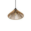 GLOBOSTAR® FUNIS 205-0084 Boho Κρεμαστό Φωτιστικό Οροφής με Ντουί 1 x E27 AC 220-240V IP20 - Μπεζ - M25 x Π25 x Υ16cm