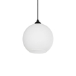 GLOBOSTAR® GABIA 206-0001 Μοντέρνο Κρεμαστό Φωτιστικό Οροφής με Ντουί 1 x E27 AC 220-240V IP20 - Λευκό - Μ25 x Π25 x Υ26cm