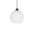 GLOBOSTAR® GABIA 206-0001 Μοντέρνο Κρεμαστό Φωτιστικό Οροφής με Ντουί 1 x E27 AC 220-240V IP20 - Λευκό - Μ25 x Π25 x Υ26cm