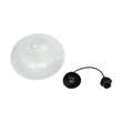 GLOBOSTAR® PERA 206-0009 Μοντέρνο Κρεμαστό Φωτιστικό Οροφής με Ντουί 1 x E27 AC 220-240V IP20 - Διάφανο - Μ30 x Π30 x Υ22cm