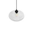 GLOBOSTAR® PERA 206-0009 Μοντέρνο Κρεμαστό Φωτιστικό Οροφής με Ντουί 1 x E27 AC 220-240V IP20 - Διάφανο - Μ30 x Π30 x Υ22cm
