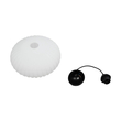 GLOBOSTAR® PERA 206-0011 Μοντέρνο Κρεμαστό Φωτιστικό Οροφής με Ντουί 1 x E27 AC 220-240V IP20 - Λευκό - Μ30 x Π30 x Υ22cm
