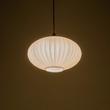 GLOBOSTAR® PERA 206-0011 Μοντέρνο Κρεμαστό Φωτιστικό Οροφής με Ντουί 1 x E27 AC 220-240V IP20 - Λευκό - Μ30 x Π30 x Υ22cm