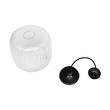 GLOBOSTAR® MELONI 206-0013 Μοντέρνο Κρεμαστό Φωτιστικό Οροφής με Ντουί 1 x E27 AC 220-240V IP20 - Διάφανο - Μ20 x Π20 x Υ24cm