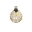 GLOBOSTAR® BASTIK 206-0027 Μοντέρνο Κρεμαστό Φωτιστικό Οροφής με Ντουί 1 x E27 AC 220-240V IP20 - Mελί - Μ22 x Π22 x Υ26cm