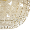 GLOBOSTAR® BASTIK 206-0027 Μοντέρνο Κρεμαστό Φωτιστικό Οροφής με Ντουί 1 x E27 AC 220-240V IP20 - Mελί - Μ22 x Π22 x Υ26cm