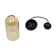 GLOBOSTAR® TUBE 206-0031 Μοντέρνο Κρεμαστό Φωτιστικό Οροφής με Ντουί 1 x E27 AC 220-240V IP20 - Mελί - Μ10 x Π10 x Υ24cm