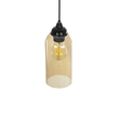 GLOBOSTAR® TUBE 206-0031 Μοντέρνο Κρεμαστό Φωτιστικό Οροφής με Ντουί 1 x E27 AC 220-240V IP20 - Mελί - Μ10 x Π10 x Υ24cm