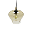 GLOBOSTAR® OVOCE 206-0033 Μοντέρνο Κρεμαστό Φωτιστικό Οροφής με Ντουί 1 x E27 AC 220-240V IP20 - Mελί - Μ20 x Π20 x Υ22cm