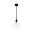 GLOBOSTAR® TORU 206-0042 Μοντέρνο Κρεμαστό Φωτιστικό Οροφής με Ντουί 1 x E27 AC 220-240V IP20 - Διάφανο - Μ20 x Π20 x Υ31cm