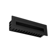 kelvo® STEPART KLV-101-0086 Μοντέρνο Χωνευτό Φωτιστικό Σκαλοπατιού - Διαδρόμου LED 6W 750lm 45° AC 220-240V Αδιάβροχο IP65 Θερμό Λευκό 2700K - Lumileds SMD Chip & TÜV SÜD Driver - Μαύρο Ματ - Μ21 x Π5.5 x Υ6.5cm / Q20.3 x 5.6cm - 5 Χρόνια Εγγύηση