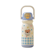 Παιδικό παγούρι-θερμός με καλαμάκι - 500ml - 696246 - Blue
