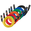 Καλώδιο VEVOR XLR 4,57 μ., Συσκευασία των 6, Θωρακισμένα Καλώδια Μικροφώνου DMX Αρσενικό σε Θηλυκό, Επιχρυσωμένα Καλώδια Μικροφώνου XLR 3 Ακροδεκτών, για Φωτισμό Σκηνής, Μικρόφωνα, Ενισχυτή, Μίκτη, Συστήματα Ηχείων
