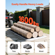 Έλκηθρο VEVOR Yard Drag Sled, 280 x 101,5 cm, 725kg βαρέως τύπου, Ανεμόπτερο PE με σχοινιά και καλώδιο έλξης, Διπλής χρήσης για ψάρεμα καυσόξυλων στον πάγο, Συμβατό με ATV, UTV και τρακτέρ