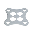 GLOBOSTAR® PLATE 41045 Σύνδεσμος Ένωσης Καμπίνων για Οθόνες LED Video Wall με Διαστάσεις Καμπίνας 50x50cm & 100x100cm - Μ9 x Π0.3 x Υ9cm