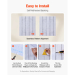 Ταπετσαρία τοίχου VEVOR Peel and Stick, 45cm x 15m Χαρτί επαφής λευκό με υφή ξύλου, αδιάβροχο, αυτοκόλλητο, εύκολο στον καθαρισμό και ξεφλούδισμα, διακοσμητικό βινύλιο τοίχου, για υπνοδωμάτιο, κουζίνα, γραφείο, μπάνιο, γραφείο