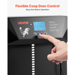 Αυτόματη πόρτα κοτέτσιου VEVOR, πόρτα κοτέτσιου με τροφοδοσία DC και μπαταρίας, οθόνη LCD, αισθητήρα φωτός, χρονοδιακόπτη και χειροκίνητη ρύθμιση, ασφάλεια κατά του τσιμπήματος, ανθεκτικό κράμα αλουμινίου, ανοιχτήρι πόρτας Chick Run για φάρμα