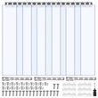VEVOR Διαφανής Λωρίδα Κουρτίνας PVC, Ύψος 2,1 m x Πλάτος 0,9 m x Πάχος 2 mm, 6 τεμάχια Λωρίδες Κουρτίνας για Ψυγείο Κατάψυξης, Λείες Αδιάβροχες Λωρίδες Πλαστικής Πόρτας για Αποθήκη, Κατάψυξη, Πόρτες Γκαράζ