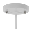 GLOBOSTAR® RAY 01044 Vintage Κρεμαστό Φωτιστικό Οροφής με Ντουί 1 x E27 AC 220-240V IP20 - Λευκό - Μ26 x Π26 x Υ25cm