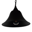 GLOBOSTAR® CLOCHER 01041 Vintage Κρεμαστό Φωτιστικό Οροφής με Ντουί 1 x E27 AC 220-240V IP20 - Μαύρο - Μ29 x Π29 x Υ34cm
