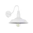 GLOBOSTAR® RAY 01066 Vintage Φωτιστικό Τοίχου - Απλίκα με Ντουί 1 x E27 AC 220-240V IP20 - Λευκό - Μ26 x Π37 x Υ32cm