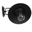 GLOBOSTAR® CELL 01118 Vintage Φωτιστικό Τοίχου - Απλίκα με Ντουί 1 x E27 AC 220-240V IP20 - Μαύρο - Μ33 x Π27 x Υ33cm
