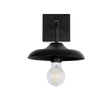 GLOBOSTAR® PHIA 01122 Vintage Φωτιστικό Τοίχου - Απλίκα με Ντουί 1 x E27 AC 220-240V IP20 - Μαύρο - Μ18.5 x Π29 x Υ18cm