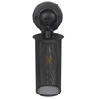 GLOBOSTAR® HOLVIA 01160 Vintage Φωτιστικό Τοίχου - Απλίκα με Ντουί 1 x E27 AC 220-240V IP20 - Μαύρο - Μ16 x Π12 x Υ34cm