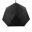 GLOBOSTAR® HEXAGON 01195 Μοντέρνο Κρεμαστό Φωτιστικό Οροφής με Ντουί 1 x E27 AC 220-240V IP20 - Μαύρο & Χρυσό - Μ46 x Π46 x Υ25cm