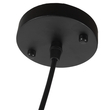 GLOBOSTAR® EARTH 01205 Vintage Κρεμαστό Φωτιστικό Οροφής με Ντουί 1 x E27 AC 220-240V IP20 - Μαύρο - Μ30 x Π30 x Υ30cm