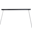 GLOBOSTAR® ALFREDA 01242 Μοντέρνο Κρεμαστό Φωτιστικό Οροφής με Ντουί 10 x E27 AC 220-240V IP20 - Μαύρο - Μ140 x Π18 x Υ7cm
