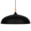 GLOBOSTAR® VALLETE 01259 Μοντέρνο Κρεμαστό Φωτιστικό Οροφής με Ντουί 1 x E27 AC 220-240V IP20 - Μαύρο & Μπεζ - Μ60 x Π60 x Υ35cm