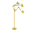 GLOBOSTAR® AUDREY 01472 Μοντέρνο Επιδαπέδιο Φωτιστικό με Ντουί 1 x E27 AC 220-240V IP20 - Κίτρινο - Μ15 x Π15 x Υ190cm