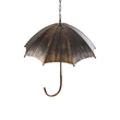 GLOBOSTAR® UMBRELLA 01406 Vintage Κρεμαστό Φωτιστικό Οροφής με Ντουί 5 x E27 AC 220-240V IP20 - Χάλκινο - Μ60 x Π60 x Y65cm
