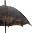 GLOBOSTAR® UMBRELLA 01406 Vintage Κρεμαστό Φωτιστικό Οροφής με Ντουί 5 x E27 AC 220-240V IP20 - Χάλκινο - Μ60 x Π60 x Y65cm