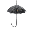 GLOBOSTAR® UMBRELLA 01407 Vintage Κρεμαστό Φωτιστικό Οροφής με Ντουί 5 x E27 AC 220-240V IP20 - Ασημί - Μ60 x Π60 x Y65cm