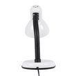 GLOBOSTAR® STUDENT 01531 Μοντέρνο Επιτραπέζιο Φωτιστικό Πορτατίφ με Ντουί 1 x E27 AC 220-240V IP20 - Λευκό - Μ12 x Π12 x Υ32cm