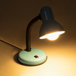 GLOBOSTAR® STUDENT 01532 Μοντέρνο Επιτραπέζιο Φωτιστικό Πορτατίφ με Ντουί 1 x E27 AC 220-240V IP20 - Γαλάζιο - Μ12 x Π12 x Υ32cm