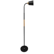 GLOBOSTAR® RIBBON 01585 Μοντέρνο Επιδαπέδιο Φωτιστικό με Ντουί 1 x E27 AC 220-240V IP20 - Μαύρο & Μπεζ - Μ13 x Π13 x Υ164cm