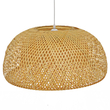 GLOBOSTAR® SAN TROPEZ 01627 Boho Κρεμαστό Φωτιστικό Οροφής με Ντουί 1 x E27 AC 220-240V IP20 - Μπεζ - Μ60 x Π60 x Υ29cm