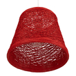 GLOBOSTAR® PLAYROOM 00863 Vintage Κρεμαστό Φωτιστικό Οροφής με Ντουί 1 x E27 AC 220-240V IP20 - Κόκκινο - Μ32 x Π32 x Υ27cm