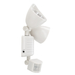 GLOBOSTAR® ARCOR 71508 Προβολέας με Ανιχνευτή PIR / Αισθητήρα Κίνησης LED 10W 500lm 180° DC 5V με Φωτοβολταϊκό Panel 5V 0.3W & Επαναφορτιζόμενη Μπαταρία Li-ion 3.2V 1200mAh Αδιάβροχο IP54 Ψυχρό Λευκό 6000K - Sanan SMD Chip - Λευκό - Μ19 x Π11 x Υ29cm - 2 Χρόνια Εγγύηση